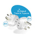 South Africa Travel Adapter Set - 4 in 1 - Ultra Compact - Light Weight (PT-7-10L-4PK) Ceptics