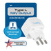 Italy Travel Adapter - Type L - 3 Pack (GP-12A) Ceptics