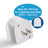 South Africa to USA/Australia - Type A, I - Travel Plug Adapter - Non-Grounded (SA-US-AU) Ceptics