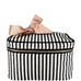 Medium Box Makeup & Toiletry, Striped Bag-all