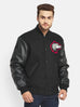 Black Wolf Varsity Jacket Classy Leather Bags