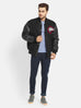 Black Wolf Varsity Jacket Classy Leather Bags