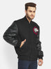 Black Wolf Varsity Jacket Classy Leather Bags