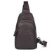 Men Leather Chest Pack Full Grain Leather Sling Bag Stylish Shoulder Bag JMD4013 RockCow Leather Studio