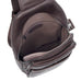 Men Leather Chest Pack Full Grain Leather Sling Bag Stylish Shoulder Bag JMD4013 RockCow Leather Studio