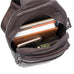 Men Leather Chest Pack Full Grain Leather Sling Bag Stylish Shoulder Bag JMD4013 RockCow Leather Studio