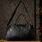 Men’s Leather Travel Duffel Bag, Full Grain Leather Shoulder Bag,  Large Capacity Black Weekend Bag RockCow Leather Studio