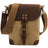 Men's Vintage Canvas Crossbody Bag, Multi-Pocket Sling Messenger Bag for Outdoor & Everyday Use RockCow Leather Studio