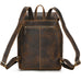 Mens Leather Backpack 15 Inch Leather Laptop Backpack Retro Travel Backpack For Mens School Backpack RockCow Leather Studio