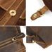 Mens Leather Backpack 15 Inch Leather Laptop Backpack Retro Travel Backpack For Mens School Backpack RockCow Leather Studio