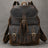 Mens Leather Backpack 15 Inch Leather Laptop Backpack Retro Travel Backpack For Mens School Backpack RockCow Leather Studio
