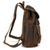 Mens Leather Backpack 15 Inch Leather Laptop Backpack Retro Travel Backpack For Mens School Backpack RockCow Leather Studio