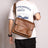 Mens Leather Messenger Bag Full Grain Leather Distressed Leather Crossbody Bag Mens Work Briefcase Handmade Shoulder Bag RockCow Leather Studio