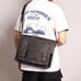 Mens Leather Messenger Bag Full Grain Leather Distressed Leather Crossbody Bag Mens Work Briefcase Handmade Shoulder Bag RockCow Leather Studio
