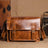 Mens Leather Messenger Bag Full Grain Leather Distressed Leather Crossbody Bag Mens Work Briefcase Handmade Shoulder Bag RockCow Leather Studio