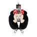 Disney Minnie Mouse Travel Neck Pillow Hoodie, Black Ful Luggage