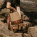 Campaign Waxed Canvas Backpack Mission Mercantile Leather Goods