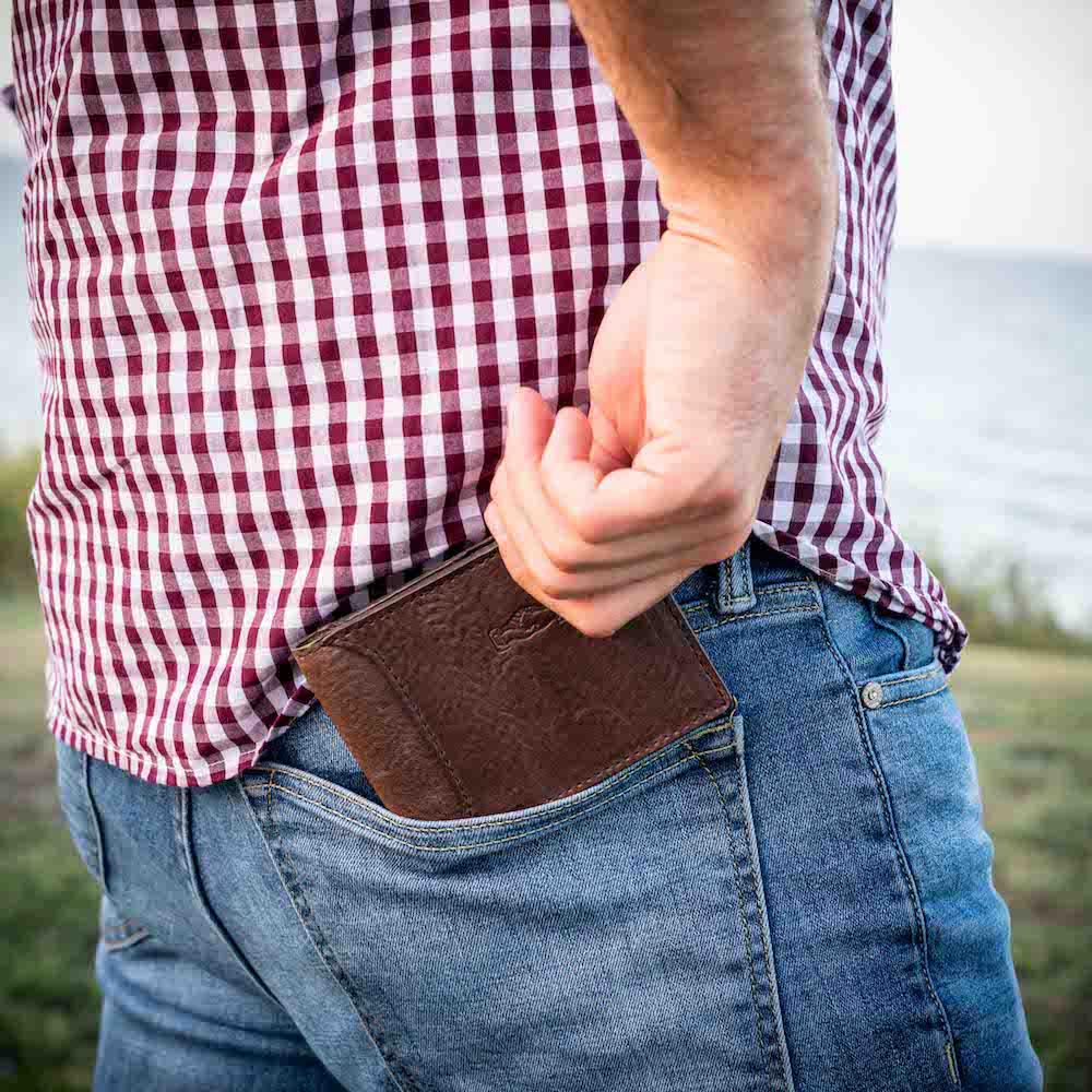 Campaign Leather Bifold Wallet Mission Mercantile Leather Goods