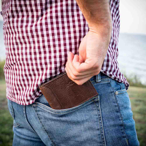 Campaign Leather Bifold Wallet Mission Mercantile Leather Goods