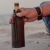 Campaign Leather Bottle Koozie Mission Mercantile Leather Goods