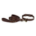 Campaign Leather Dog Leash Mission Mercantile Leather Goods
