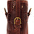 Campaign Leather Wine Tote Carrier Mission Mercantile Leather Goods