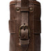 Campaign Leather Wine Tote Carrier Mission Mercantile Leather Goods