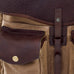 Campaign Waxed Canvas Backpack Mission Mercantile Leather Goods