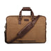 Campaign Waxed Canvas Briefcase Mission Mercantile Leather Goods