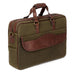 Campaign Waxed Canvas Briefcase Mission Mercantile Leather Goods