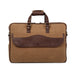 Campaign Waxed Canvas Briefcase Mission Mercantile Leather Goods