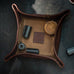 Campaign Waxed Canvas Desk Caddy Mission Mercantile Leather Goods