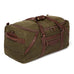Campaign Waxed Canvas Large Duffle Bag Mission Mercantile Leather Goods