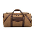 Campaign Waxed Canvas Large Duffle Bag Mission Mercantile Leather Goods