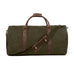 Campaign Waxed Canvas Large Field Duffle Bag Mission Mercantile Leather Goods