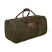 Campaign Waxed Canvas Large Field Duffle Bag Mission Mercantile Leather Goods