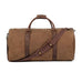 Campaign Waxed Canvas Large Field Duffle Bag Mission Mercantile Leather Goods