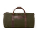 Campaign Waxed Canvas Large Field Duffle Bag Mission Mercantile Leather Goods