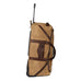 Campaign Waxed Canvas Large Wheeled Duffle Bag Mission Mercantile Leather Goods