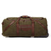 Campaign Waxed Canvas Large Wheeled Duffle Bag Mission Mercantile Leather Goods