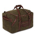 Campaign Waxed Canvas Medium Duffle Bag Mission Mercantile Leather Goods