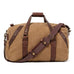 Campaign Waxed Canvas Medium Duffle Bag Mission Mercantile Leather Goods