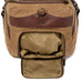 Campaign Waxed Canvas Medium Duffle Bag Mission Mercantile Leather Goods