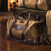 Campaign Waxed Canvas Medium Field Duffle Bag Mission Mercantile Leather Goods