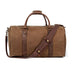 Campaign Waxed Canvas Medium Field Duffle Bag Mission Mercantile Leather Goods