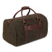 Campaign Waxed Canvas Medium Field Duffle Bag Mission Mercantile Leather Goods