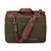 Campaign Waxed Canvas Messenger Bag Mission Mercantile Leather Goods