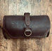Campaign Waxed Canvas Roll-Up Toiletry Shave Kit Mission Mercantile Leather Goods