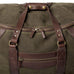 Campaign Waxed Canvas Wheeled Carry-On Duffle Bag Mission Mercantile Leather Goods