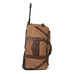 Campaign Waxed Canvas Wheeled Carry-On Duffle Bag Mission Mercantile Leather Goods